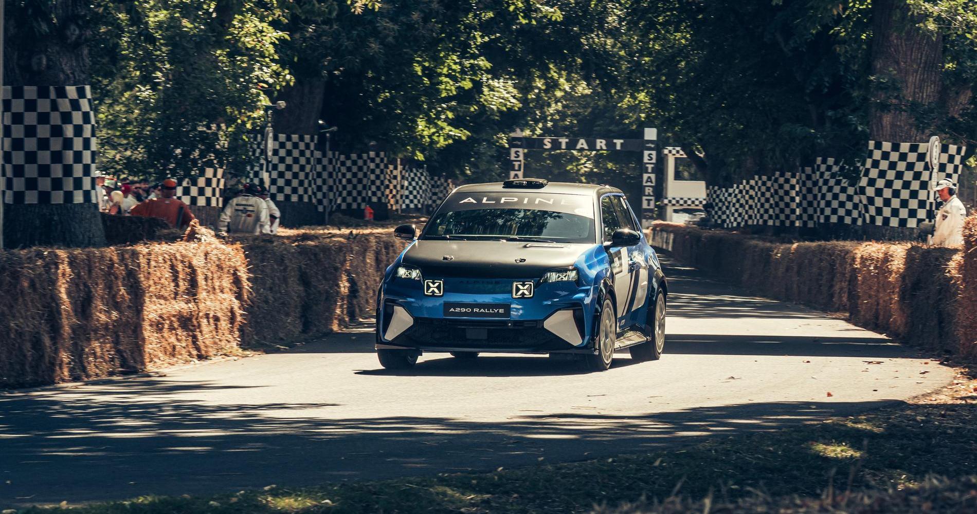 alpine a290 goodwood festival 2025