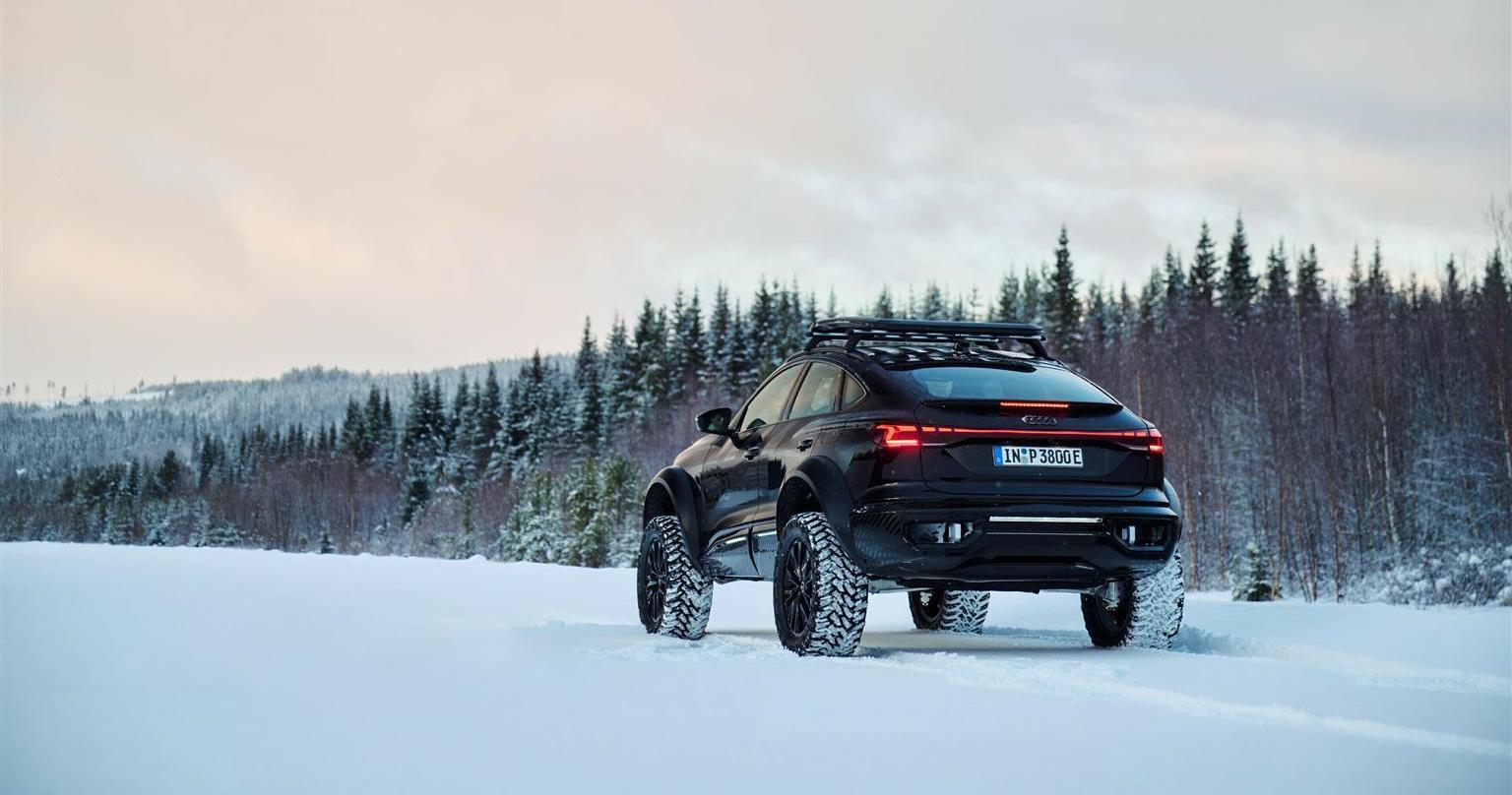 Audi Q6 e-tron offroad concept posteriore