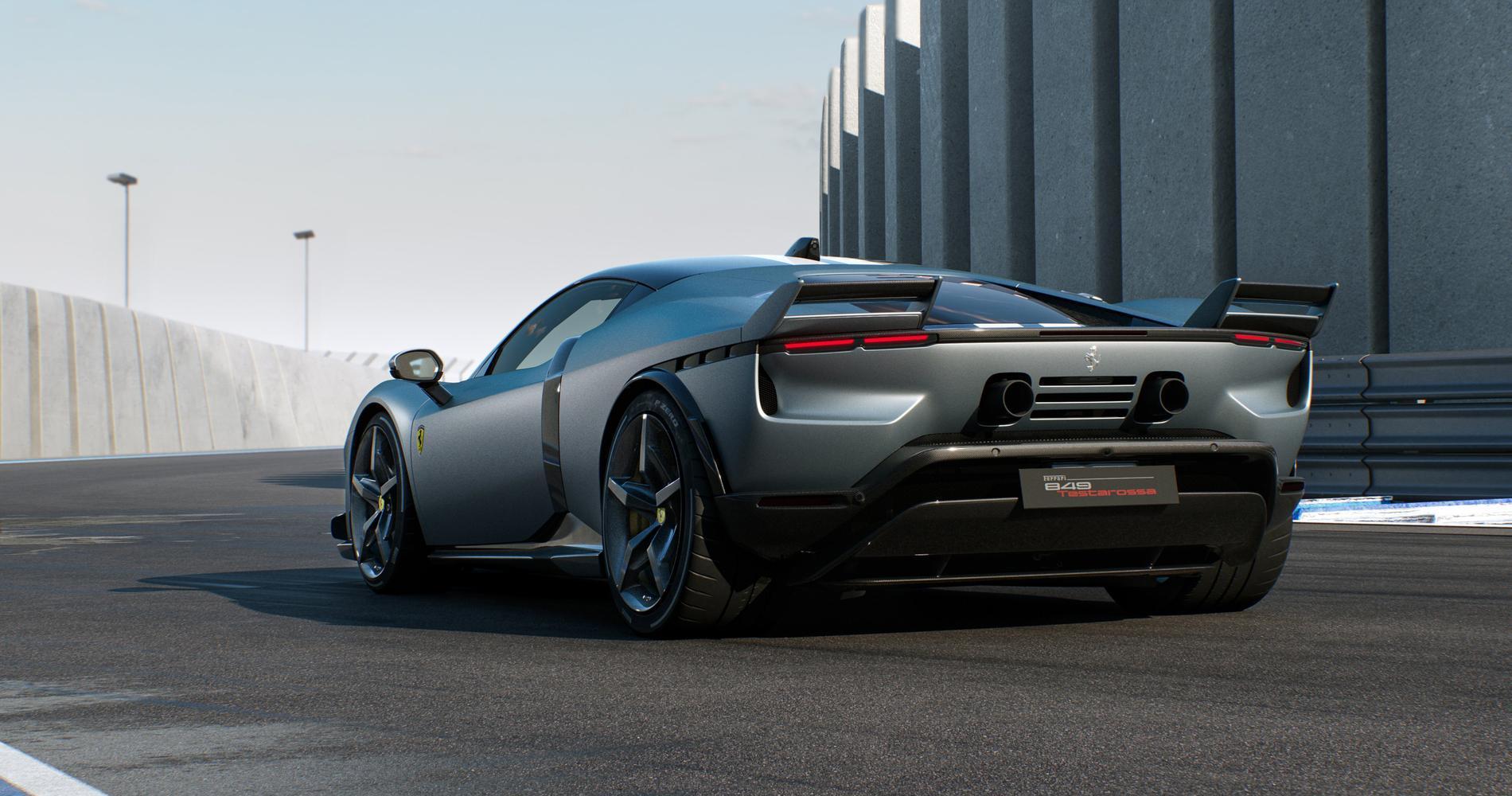 Ferrari 849 Testarossa Assetto Fiorano posteriore