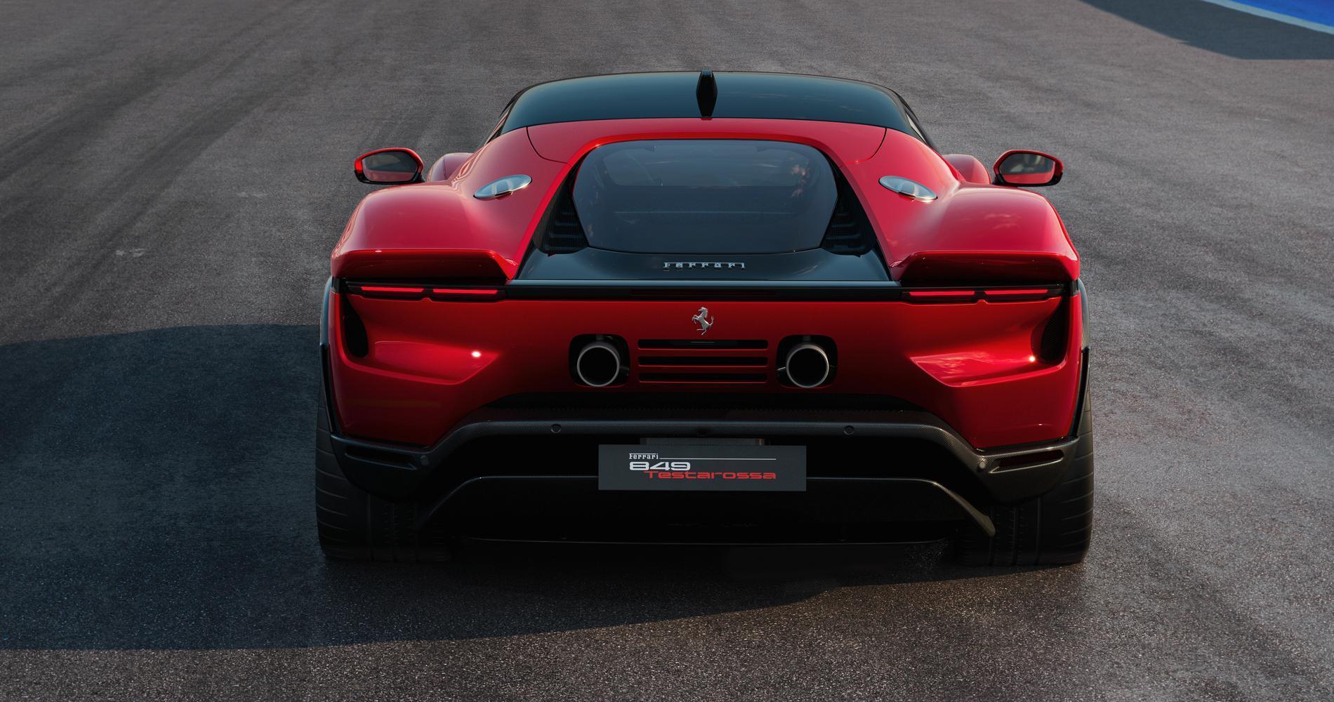 Ferrari 849 Testarossa foto posteriore