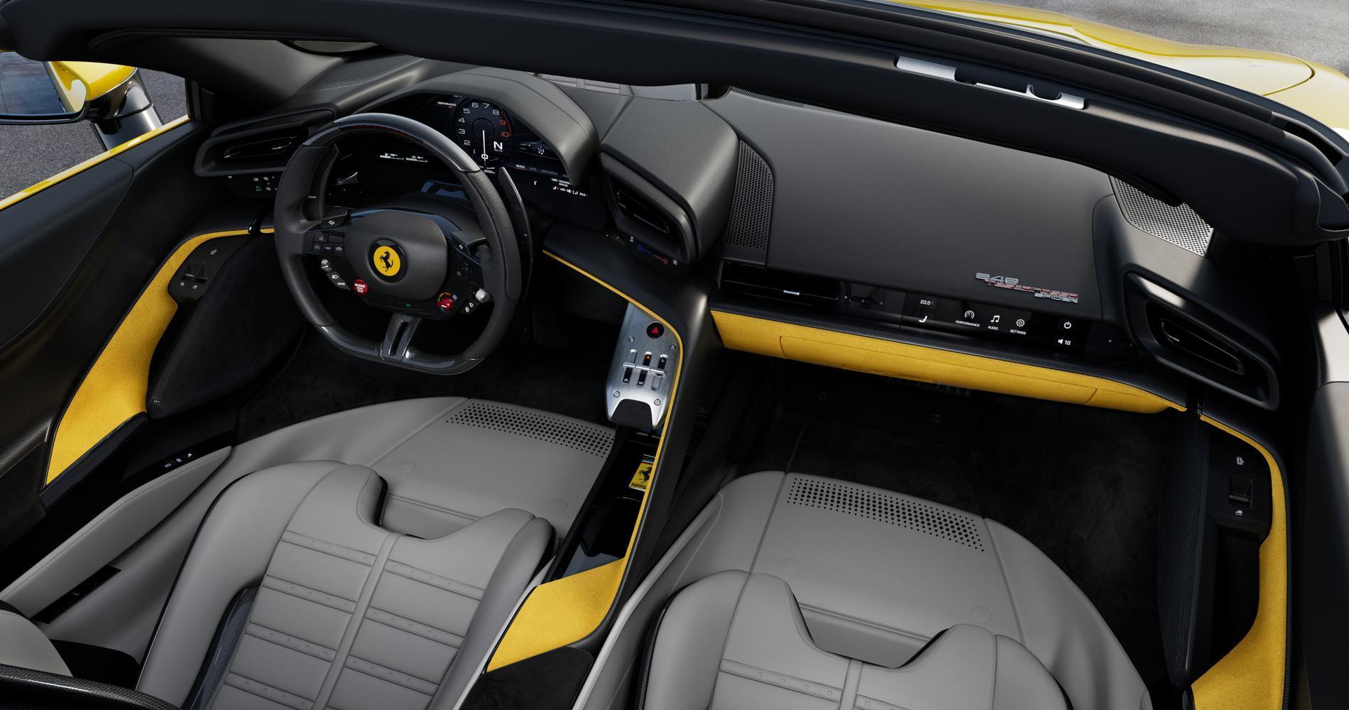 Ferrari 849 Testarossa Spider interni