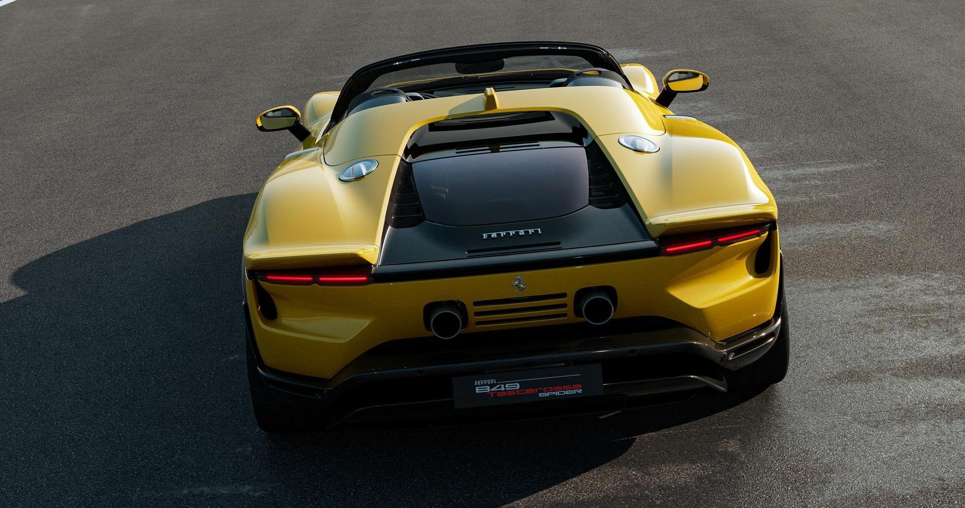 Ferrari 849 Testarossa Spider posteriore
