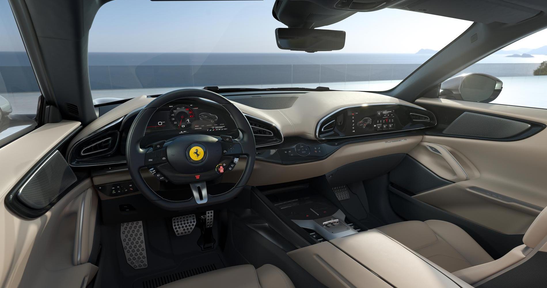 Ferrari Purosangue Alloy Grey interni
