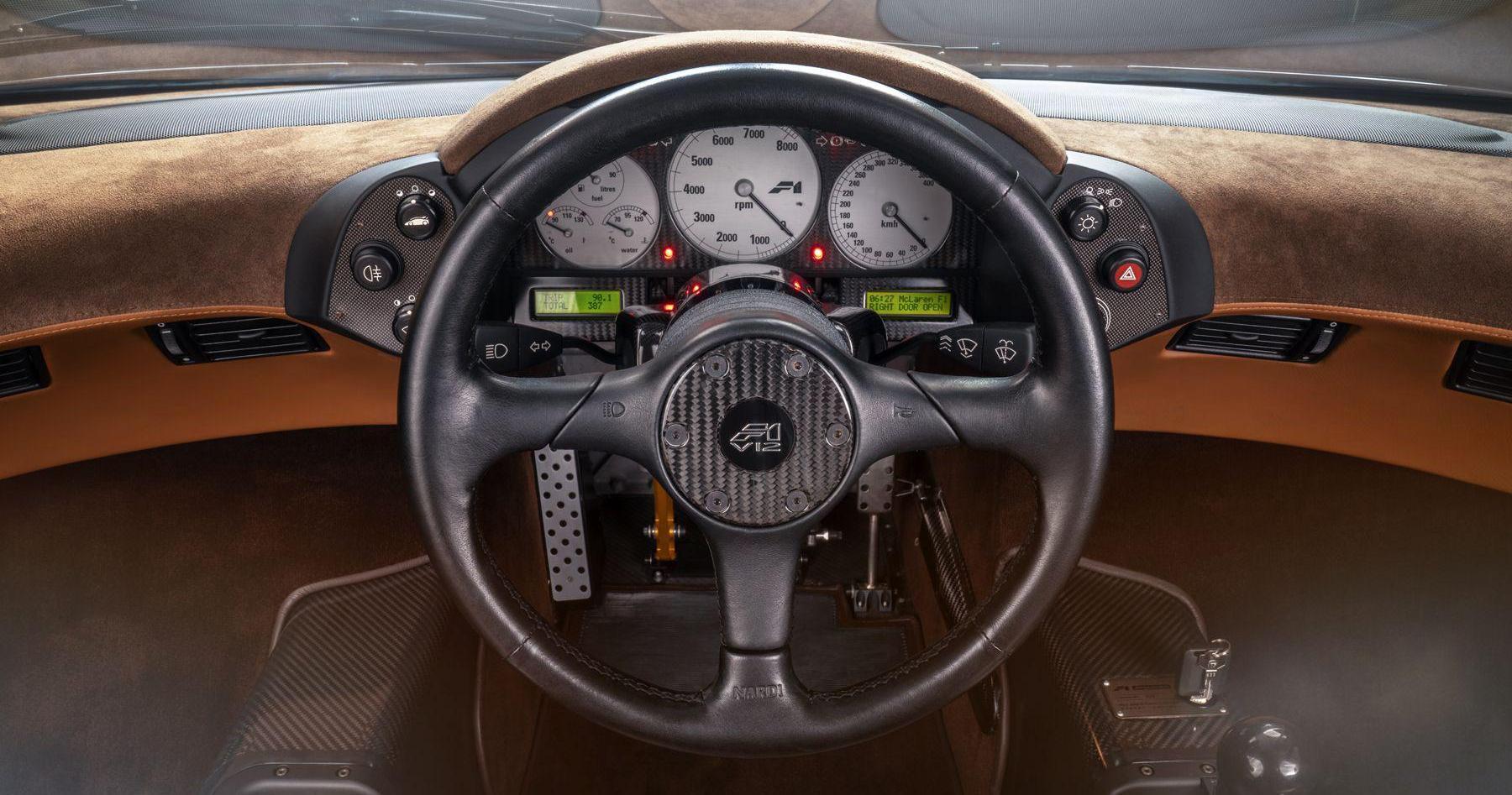 Gordon Murray McLaren F1 1995 interni