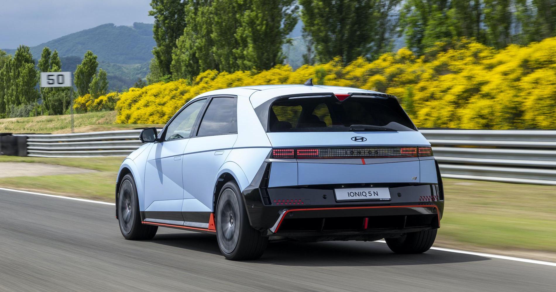 Hyundai Ioniq 5 N on track