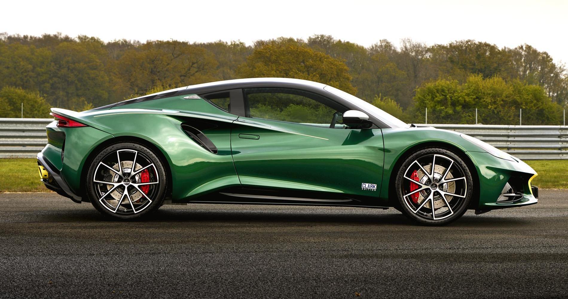 Lotus Emira Clark Edition profilo