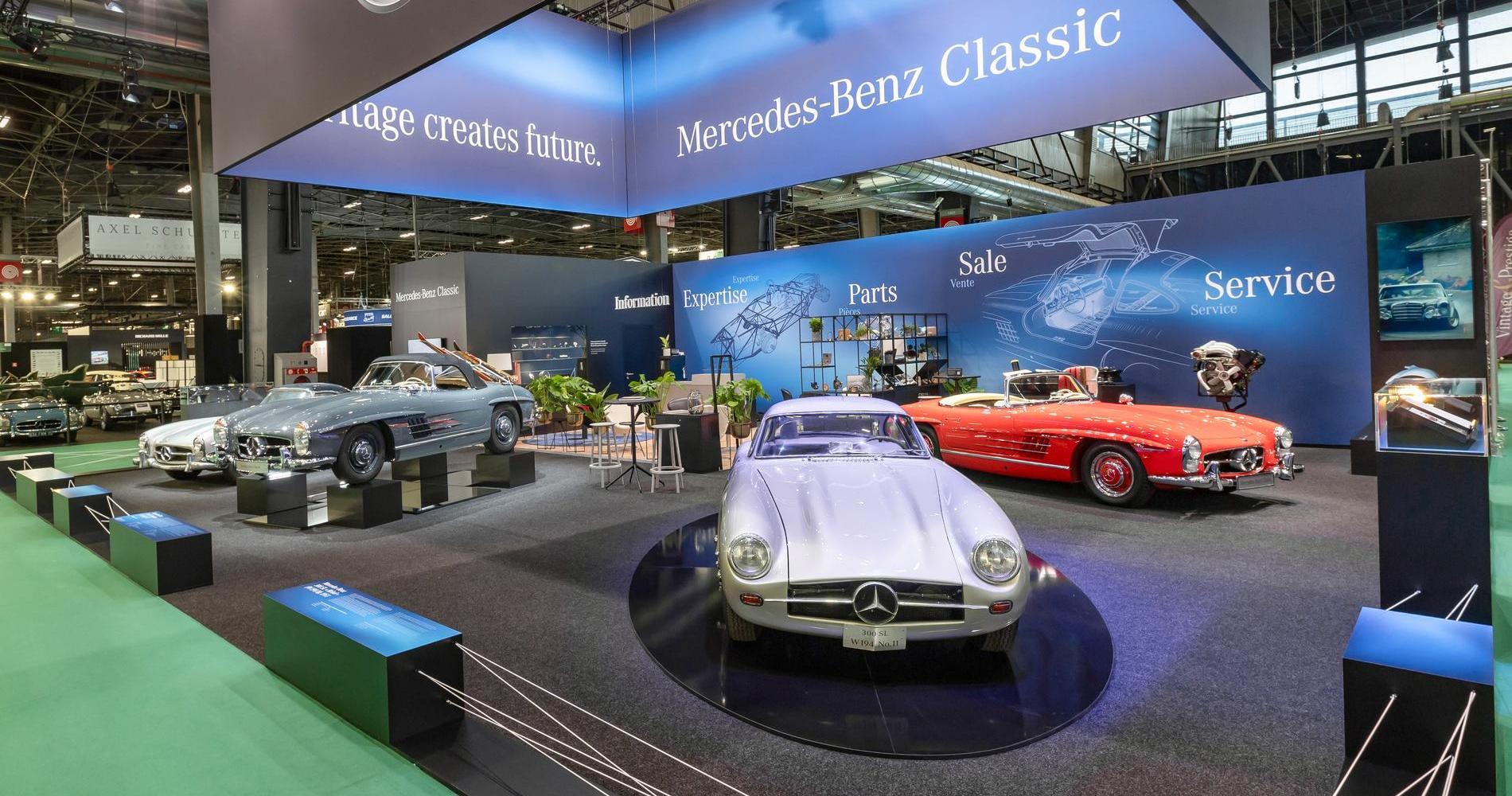 Mercedes-Benz salone retromobile parigi 2025