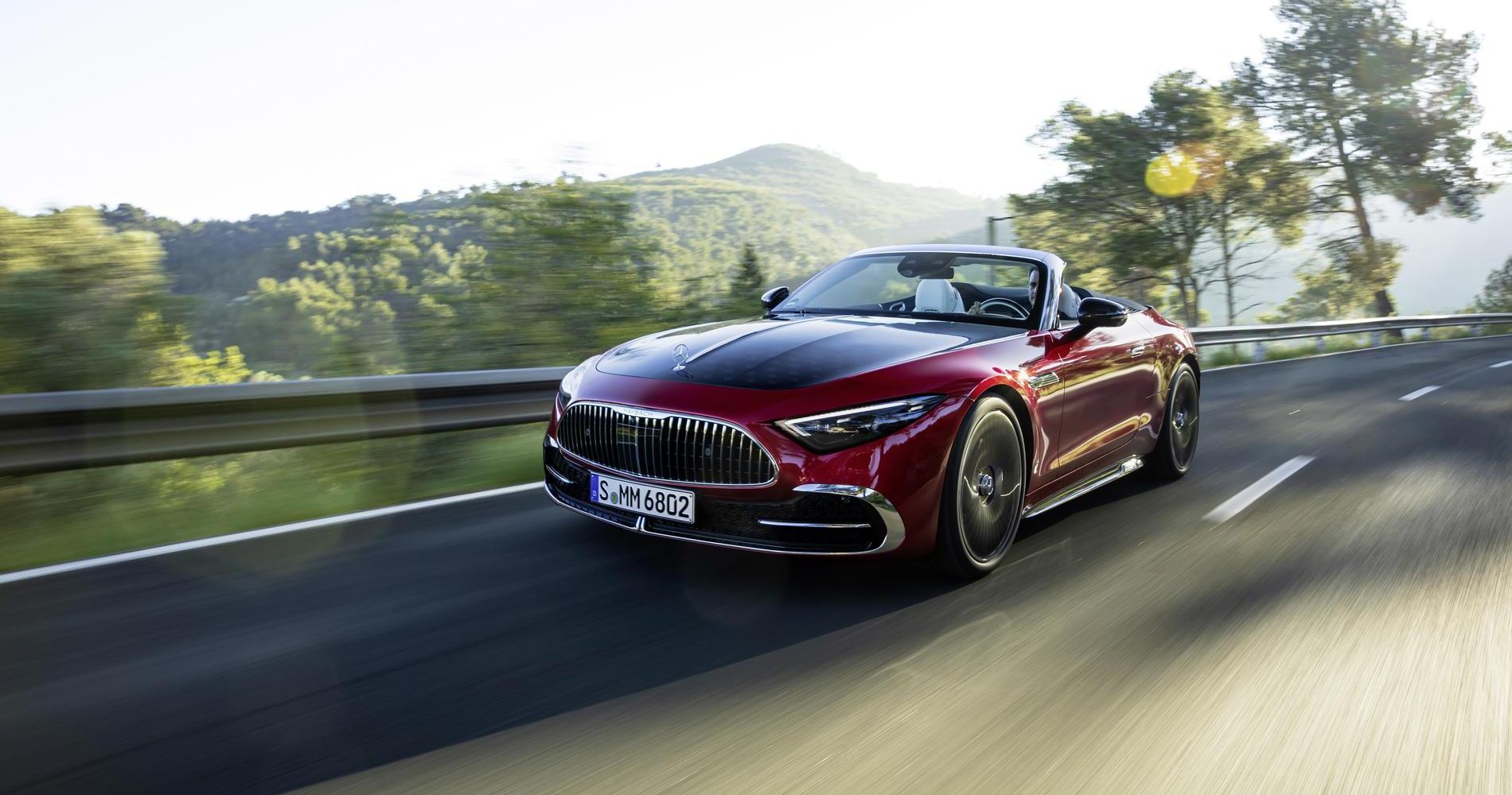Mercedes-Maybach SL 680 Monogram Series red ambience ph