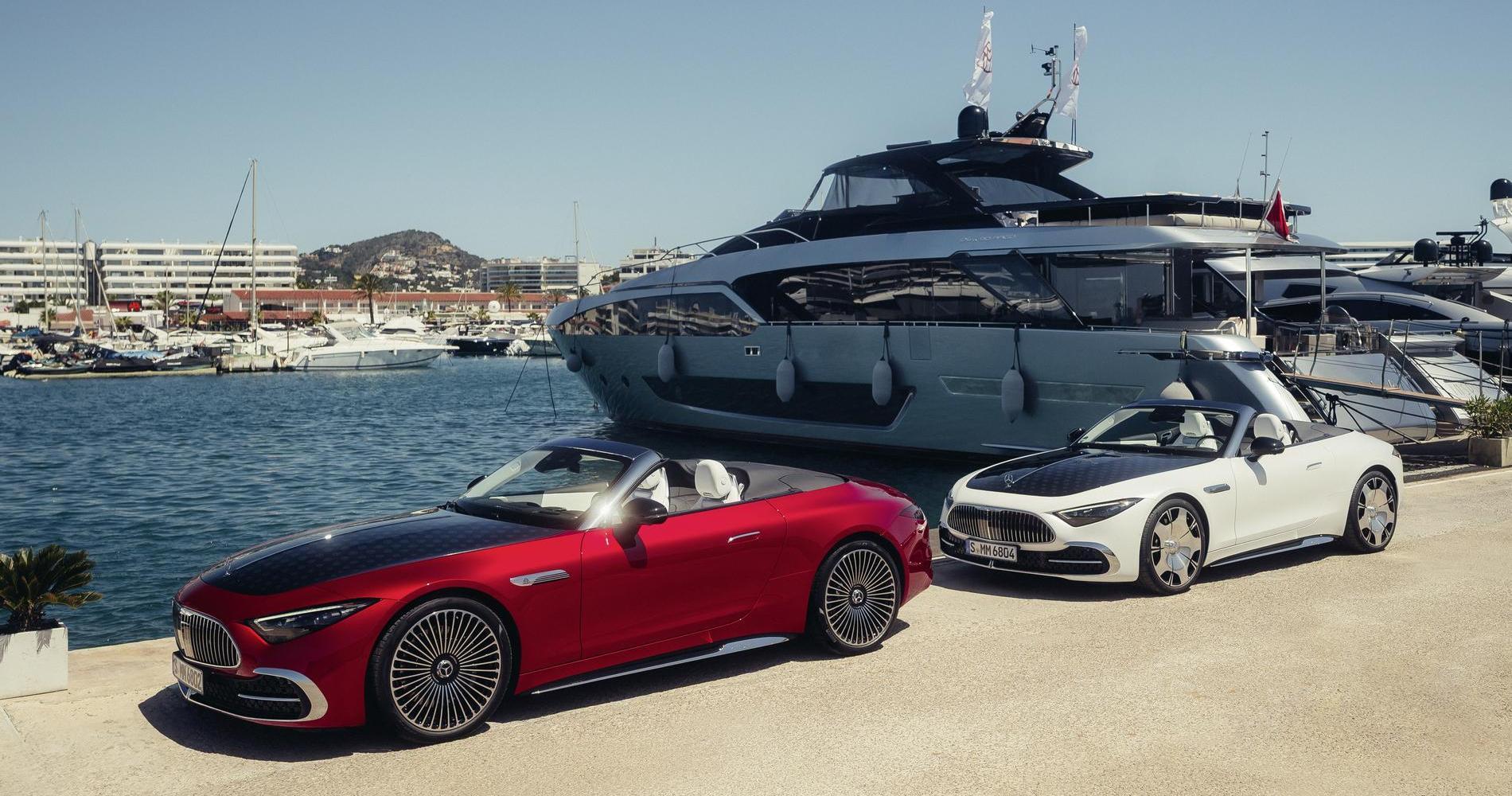 Mercedes-Maybach SL 680 Monogram Series red white