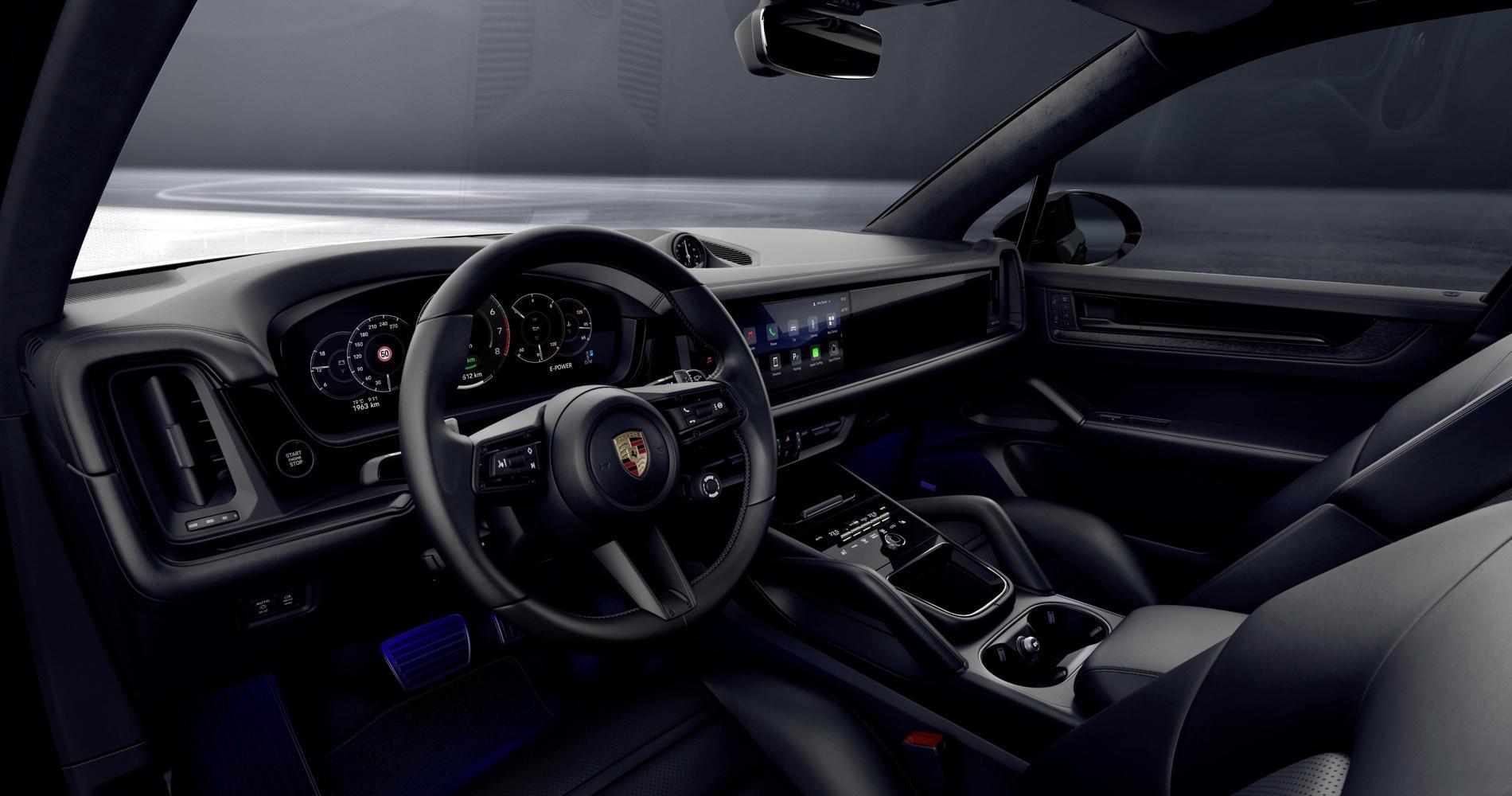 Porsche Cayenne Black Edition interni
