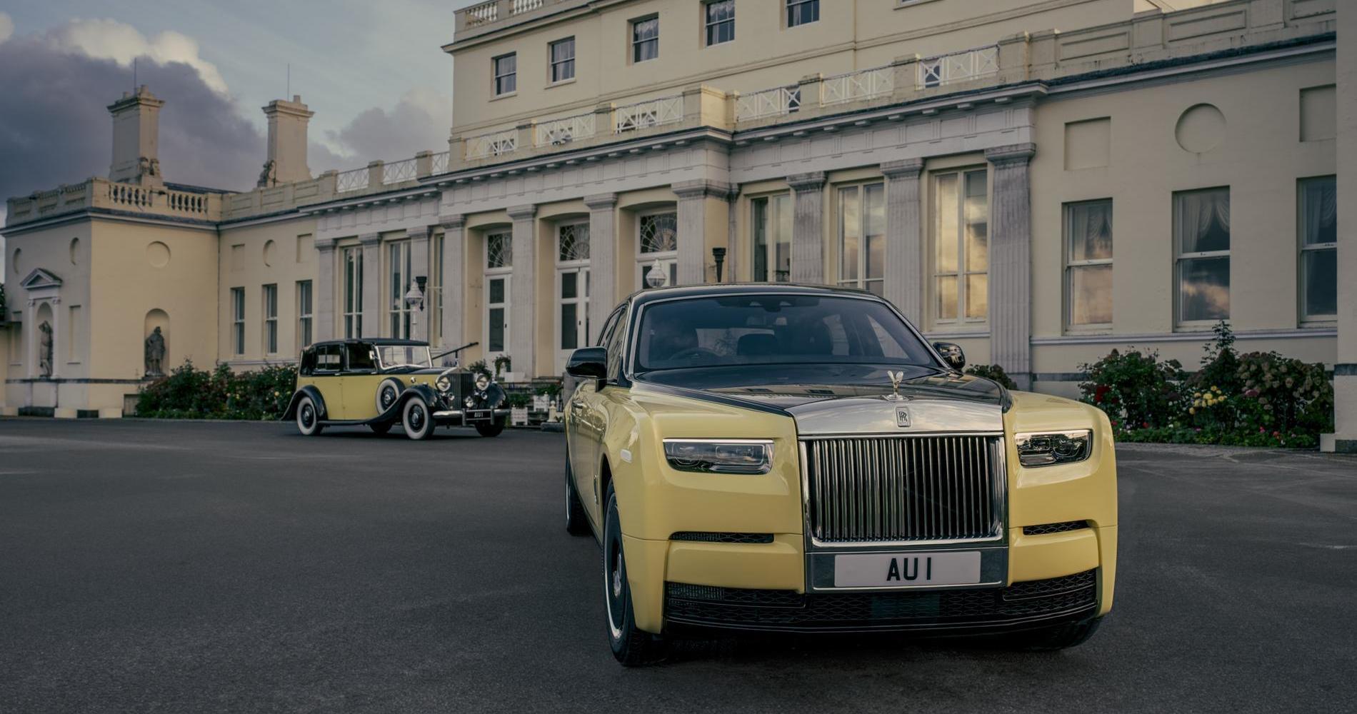Rolls-Royce Phantom ewb goldfinger