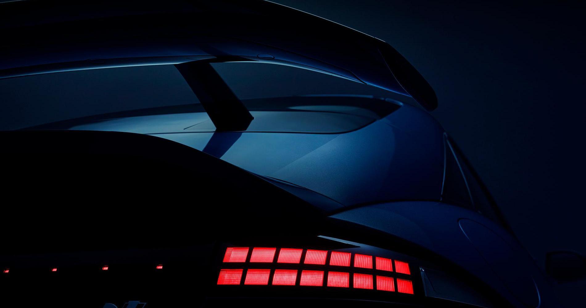 teaser Hyundai Ioniq 6 N alettone