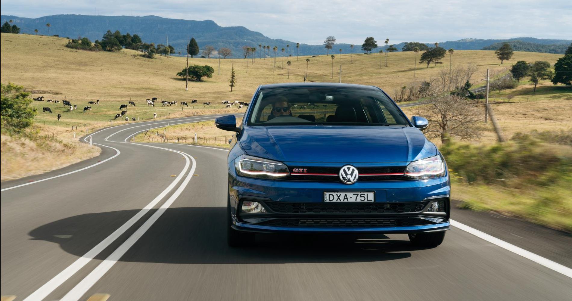 volkswagne polo gti 2021 blue