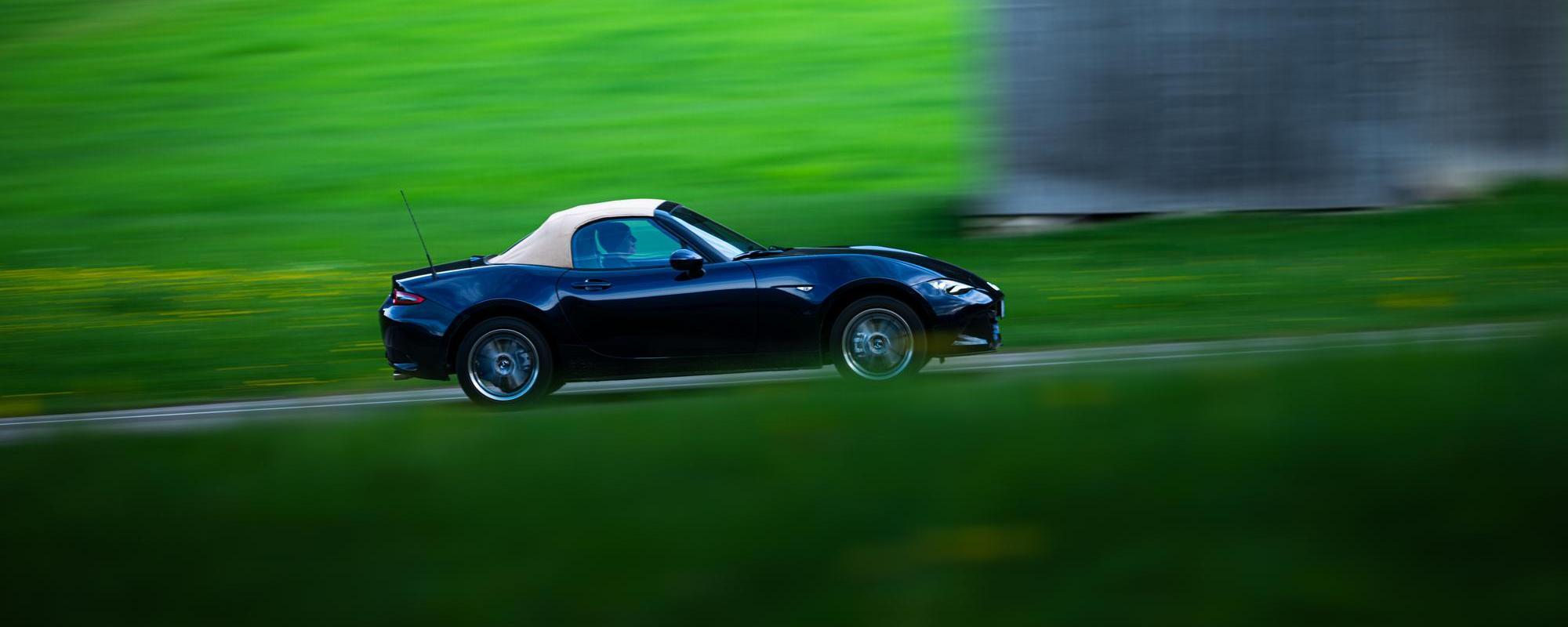 mazda mx-5 kazari prova su strada