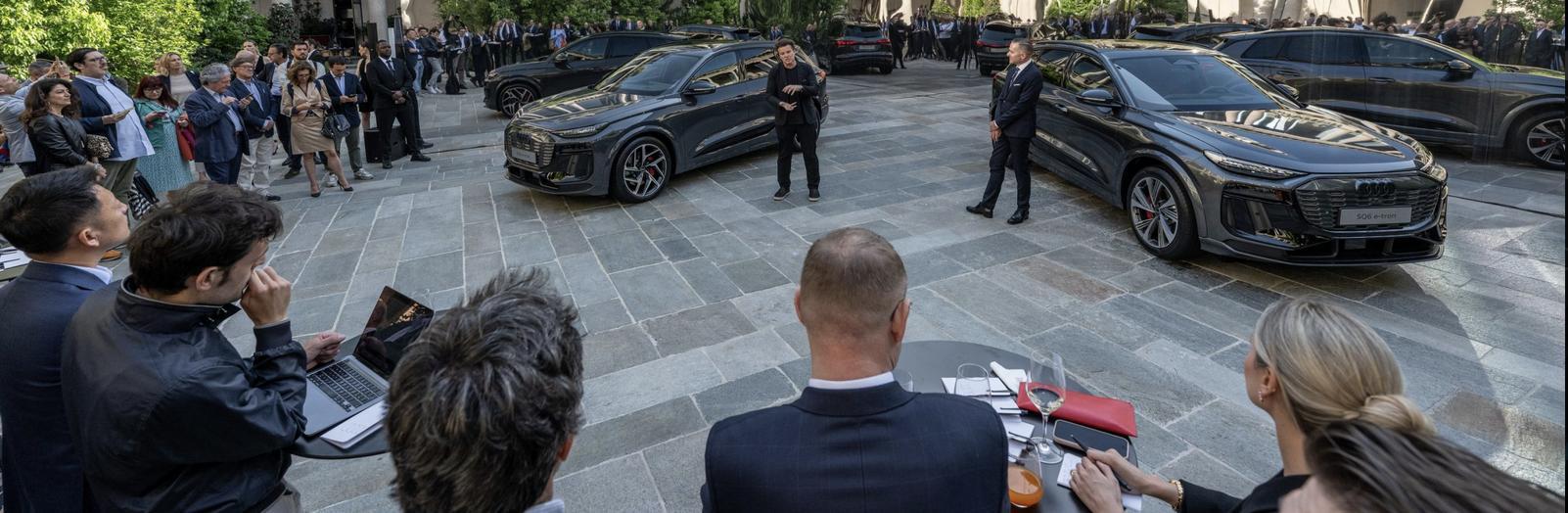 Audi Q6 e SQ6 e tron milano design week