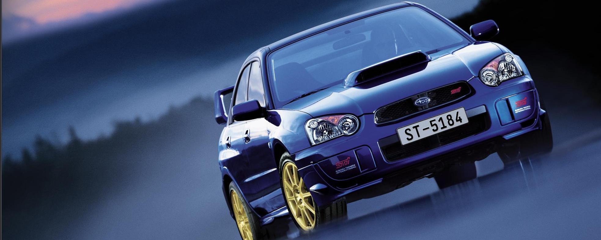 Subaru Impreza STi generazioni