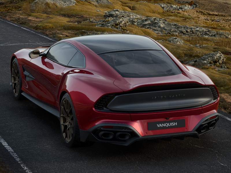 Aston Martin Vanquish posteriore