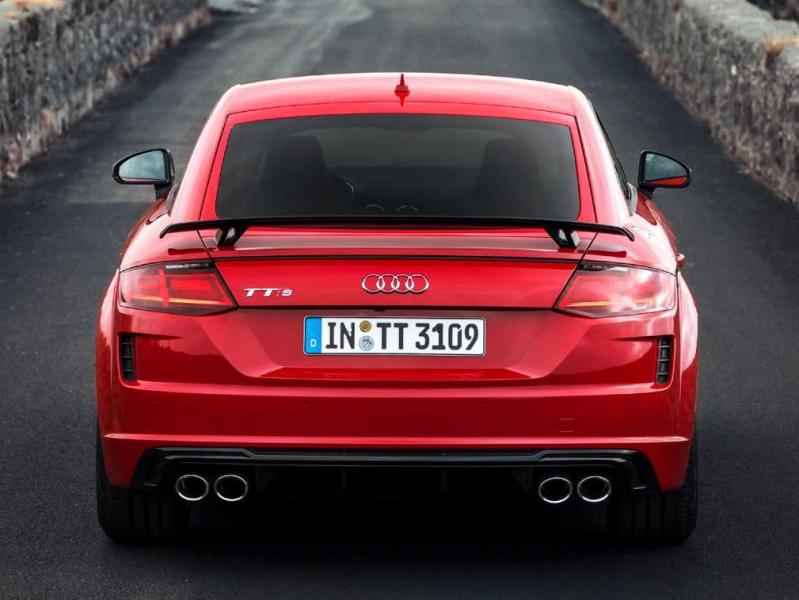Audi TTS coupe frontale posteriore