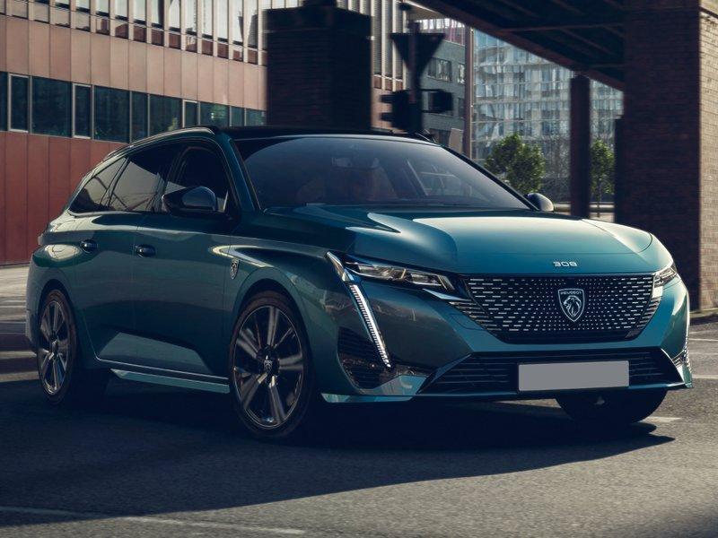 Peugeot Nuova 308 SW tre quarti anteriore