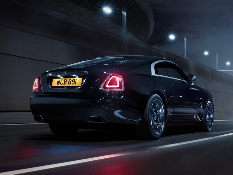 Rolls-Royce Wraith posteriore