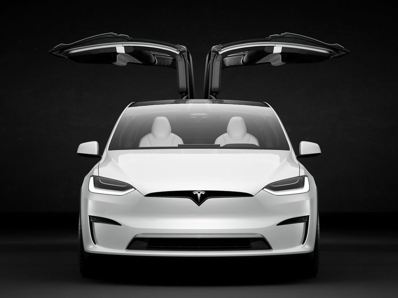 Tesla Model X anteriore