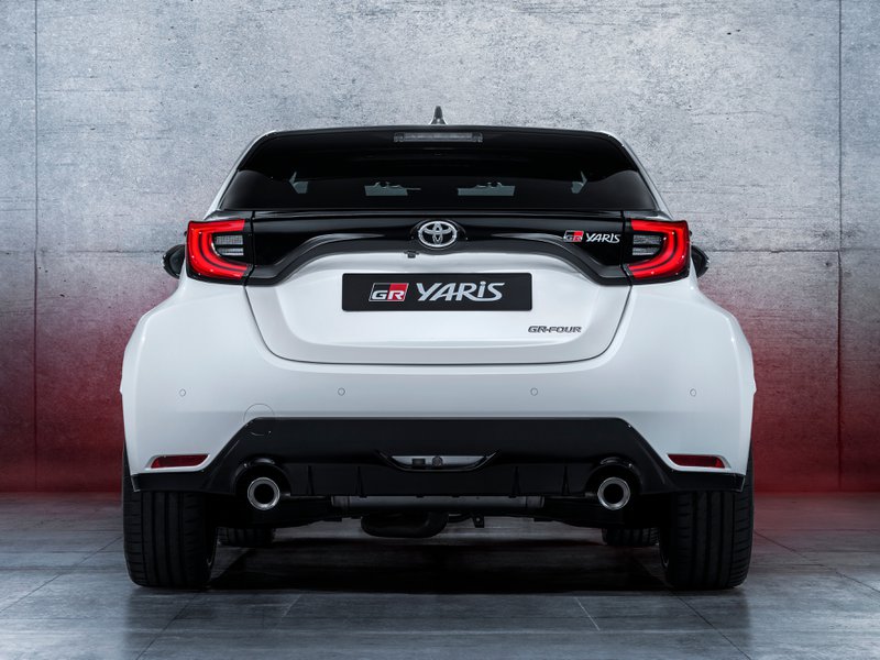 Toyota Nuova GR Yaris posteriore